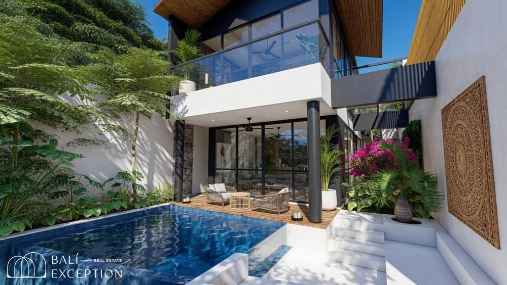 Private pool and villa terrace